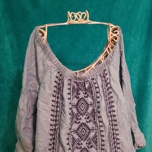 Off the shoulder crown and Ivy dress